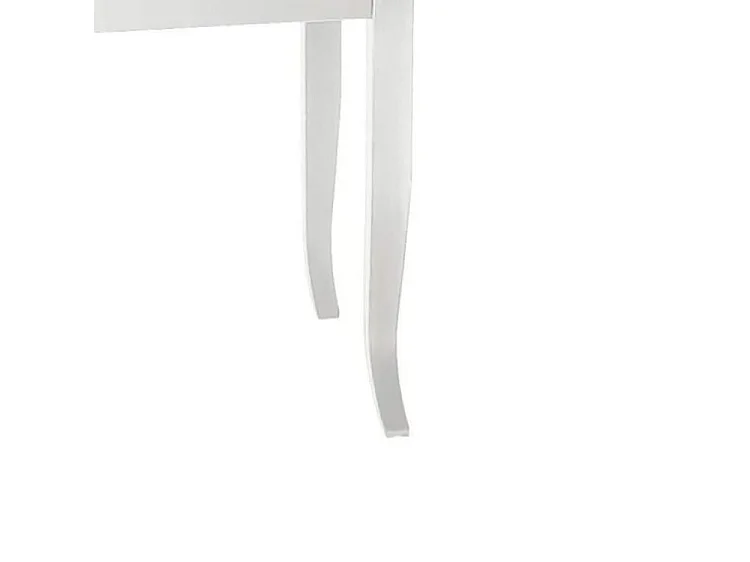 Table à rallonge pliante en bois blanc 100x100 - 200x100 cm - SANTA CROCE