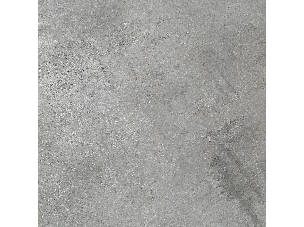 Tavolo legno, finitura  cemento,base X antracite, allungabile 160x90 - CAMAIORE