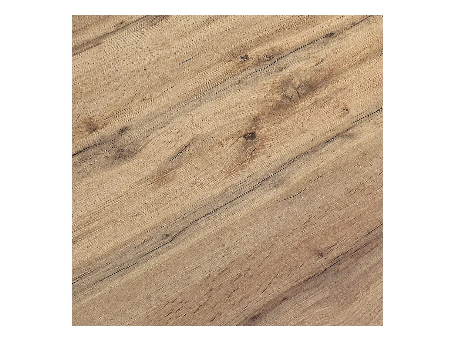 Tavolo in legno, effetto rovere, base antracite,allung.160x90-240x90cm - CARRARA