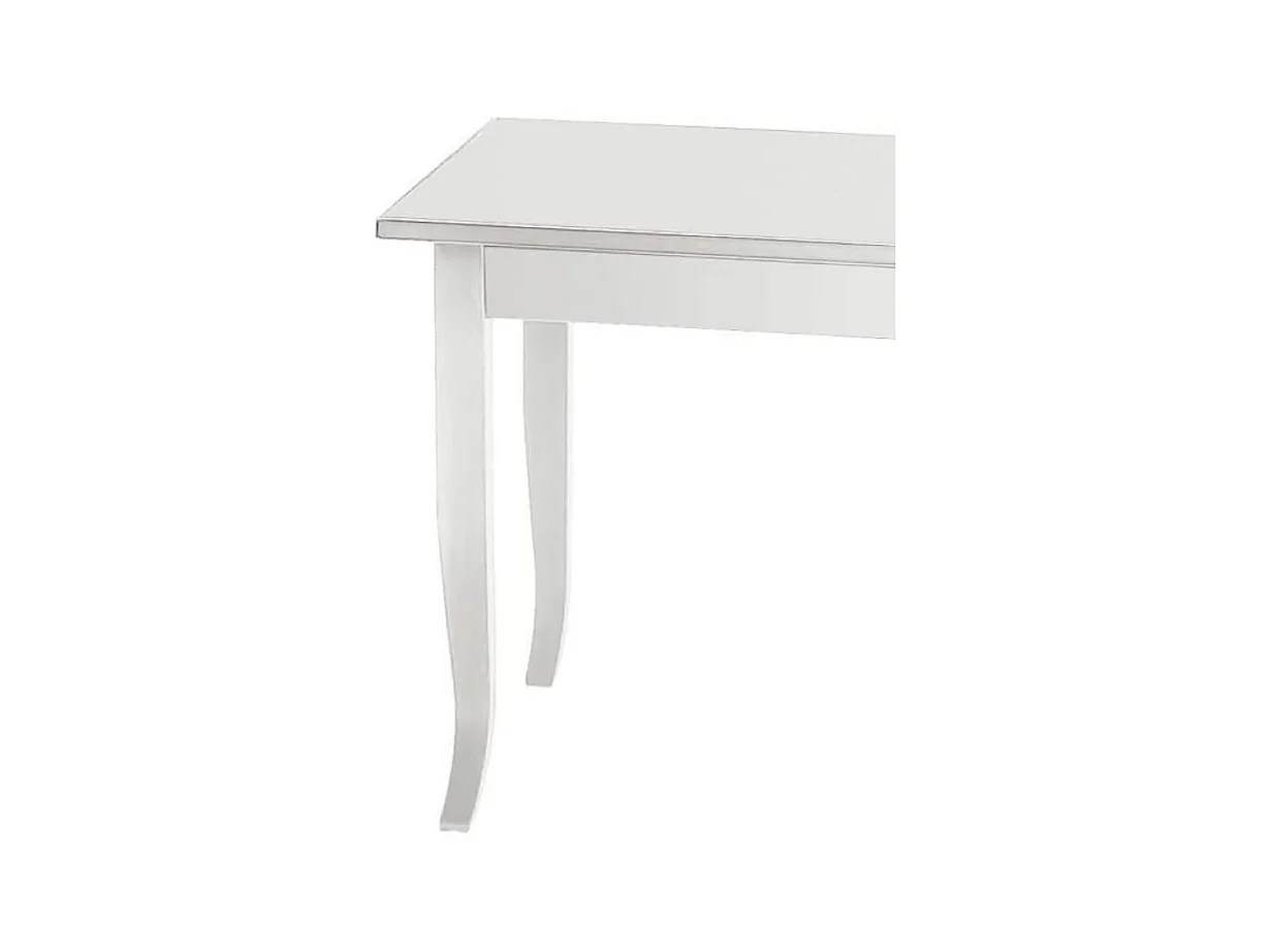 Witte houten tafel 80x80 cm - SANTA CROCE