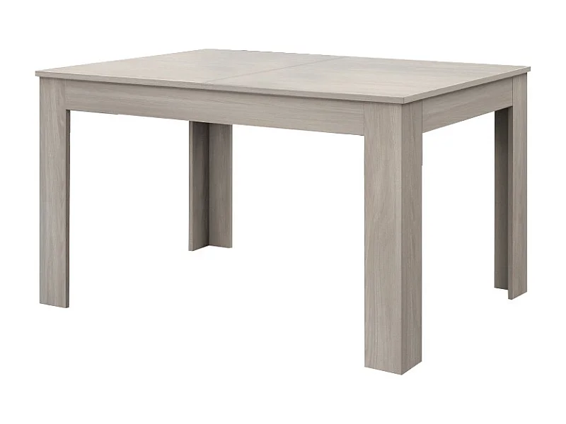 Mesa de madera acabado olmo perla, extensible 120×80 cm - 170×80 cm - LIPARI