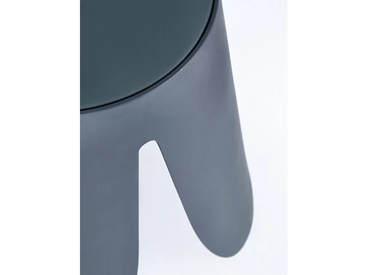 Lot de 2 tabourets en polypropylène laiton - IMOGEN