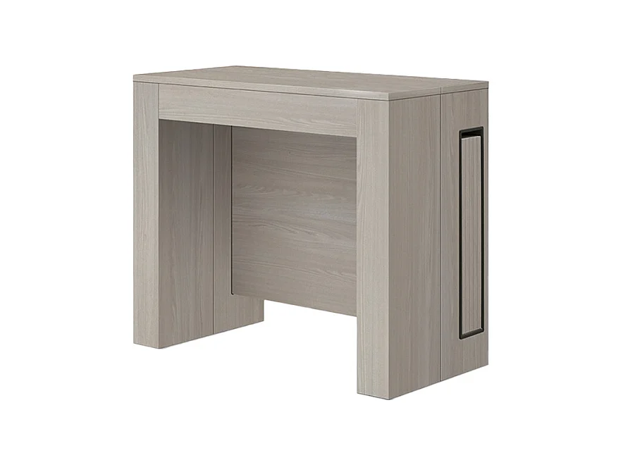 Console à rallonge en bois, finition orme perlé 90×45-90×295 cm - GAIOLE