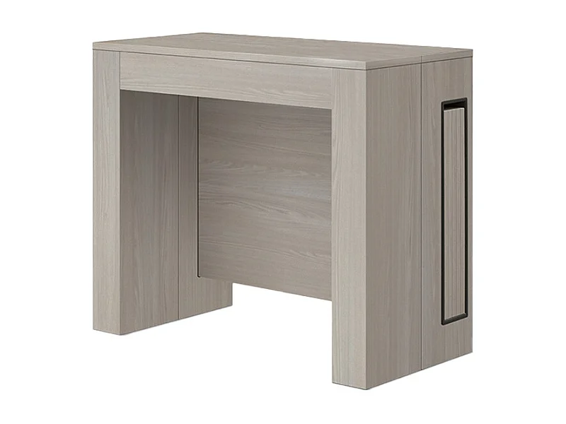 Ausziehbarer Konsolentisch aus Holz, Ausführung Perlulme 90×45-90×295 cm - GAIOLE