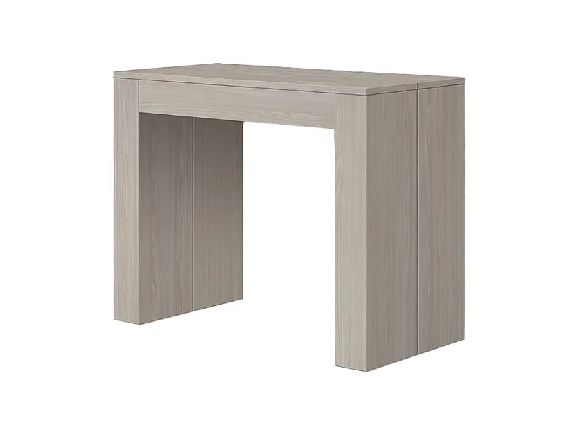 Console à rallonge en bois, finition orme perlé 90×45-90×300 cm - LERICI