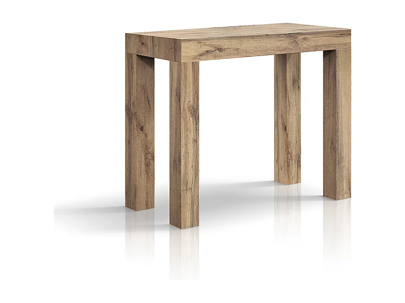 Consolle allungabile effetto rovere 90×45 cm – 90×300 - VIAREGGIO