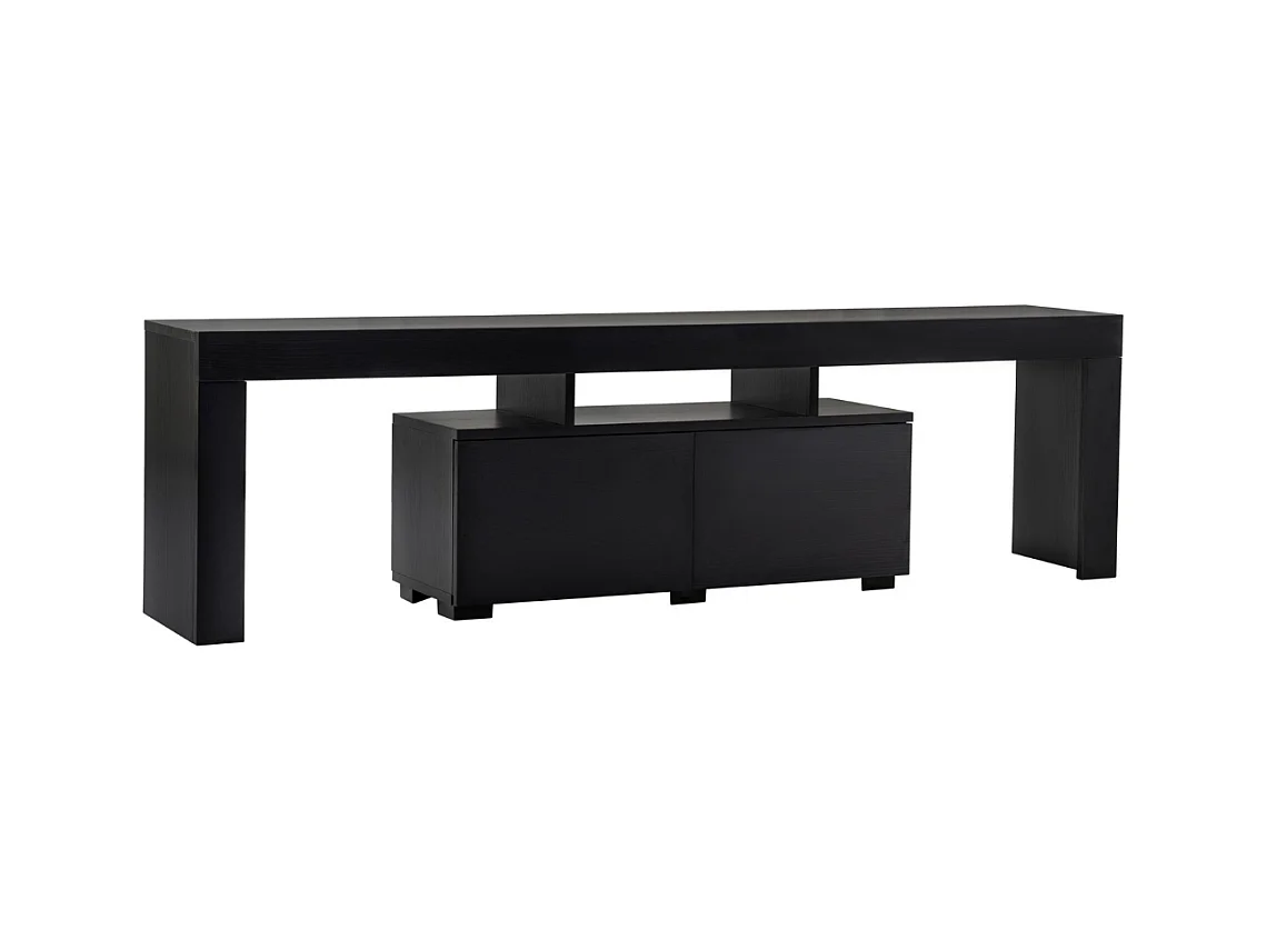 Meuble TV 2 portes rabattables L180 cm - ENCLAVE