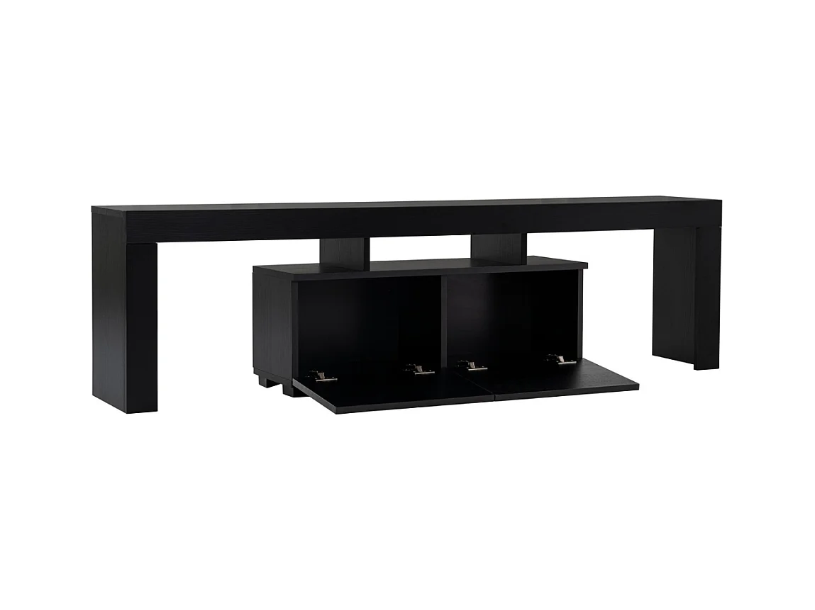 Meuble TV 2 portes rabattables L180 cm - ENCLAVE