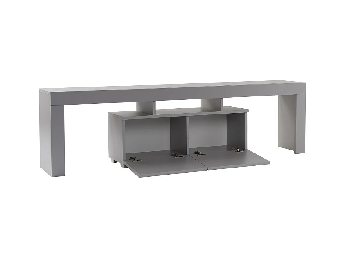 Meuble TV 2 portes rabattables L180 cm - ENCLAVE