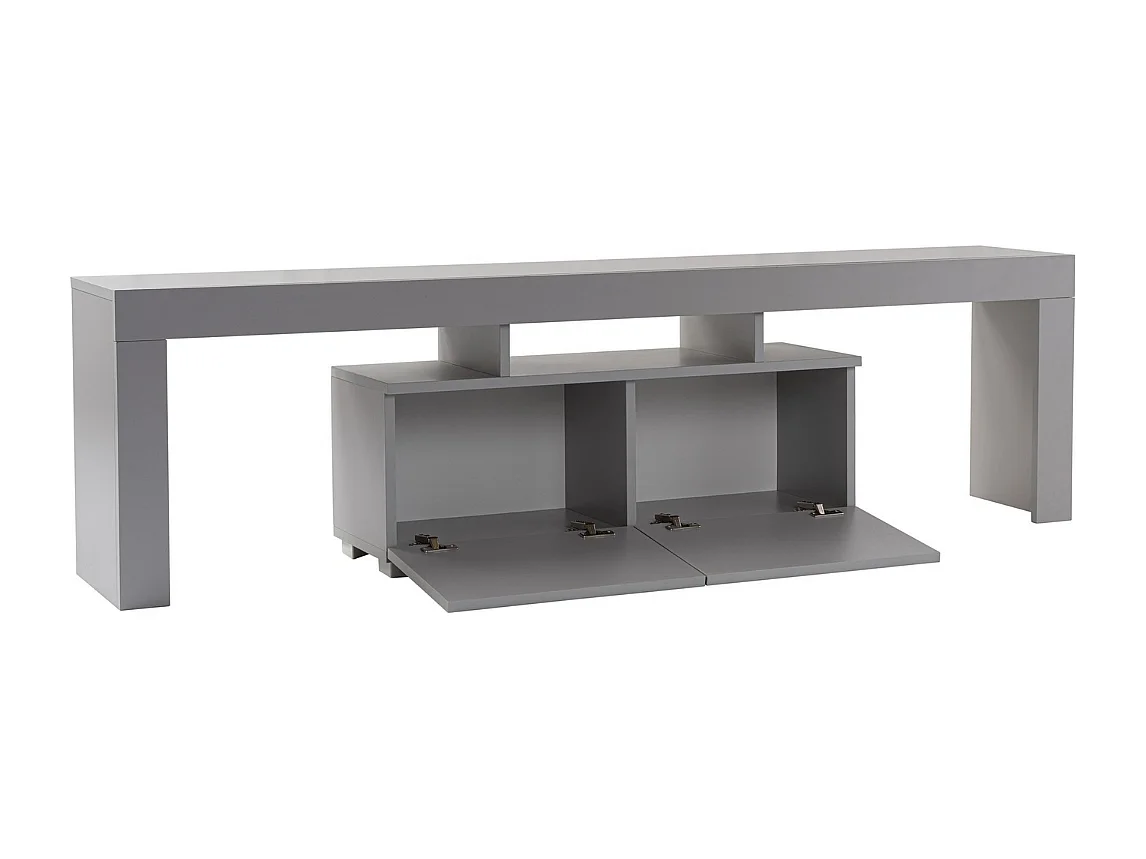 Meuble TV 2 portes rabattables L180 cm - ENCLAVE