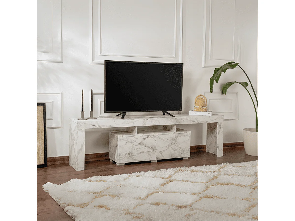 Mobile TV con 2 ante a ribalta L180 cm - ENCLAVE