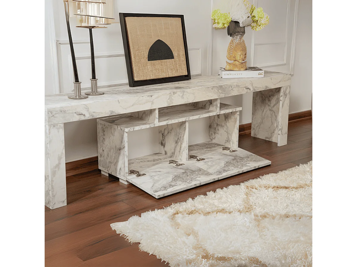 Mobile TV con 2 ante a ribalta L180 cm - ENCLAVE