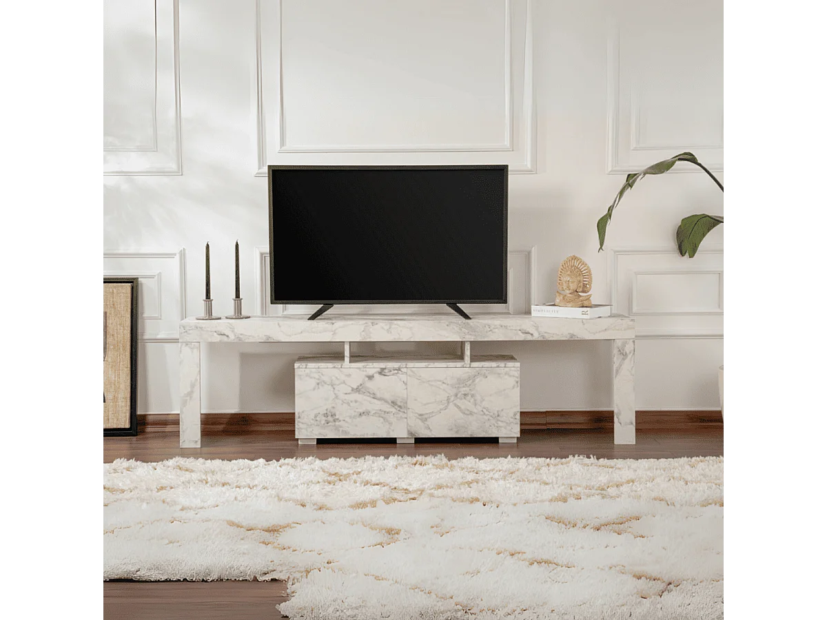 TV-Möbel mit 2 Klapptüren L180 cm – ENCLAVE