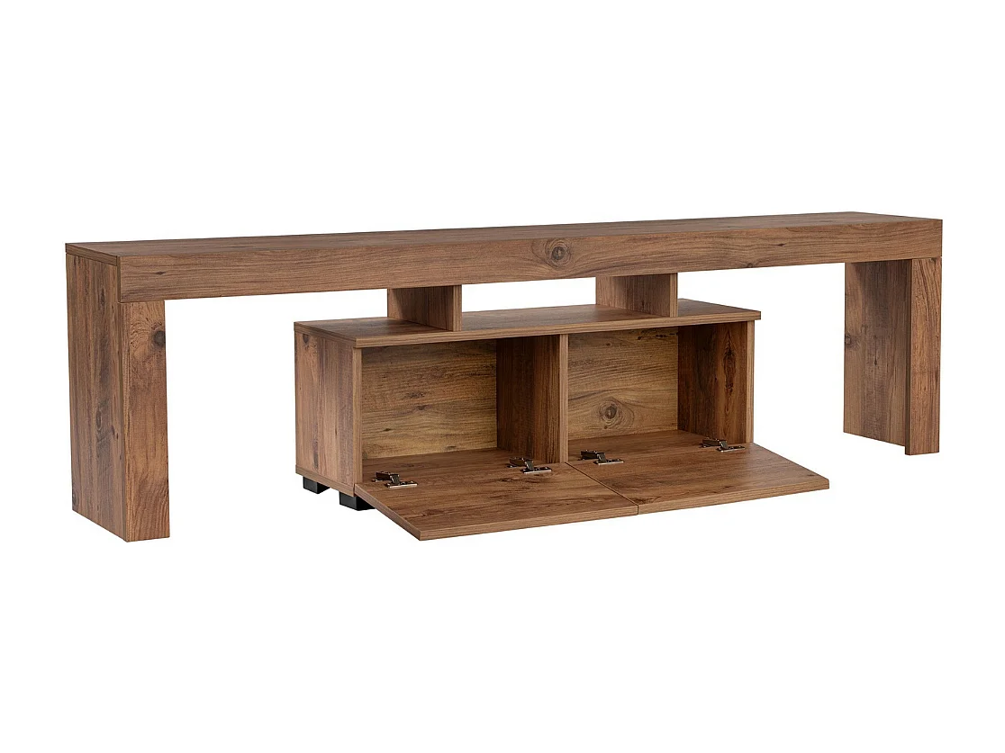 Meuble TV 2 portes rabattables L180 cm - ENCLAVE