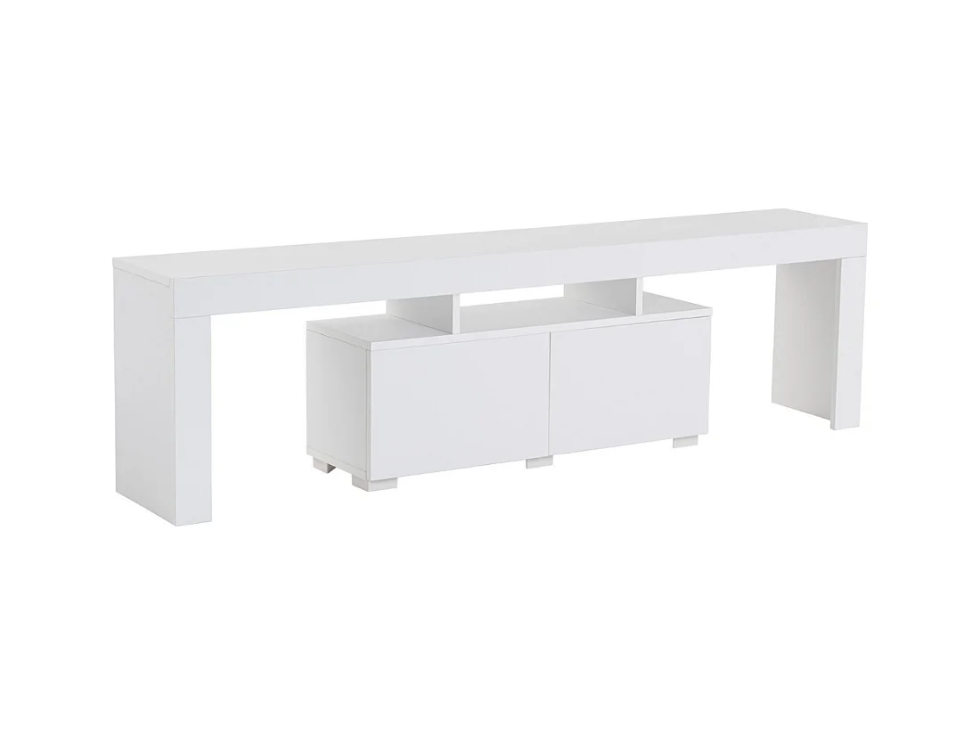 Meuble TV 2 portes rabattables L180 cm - ENCLAVE