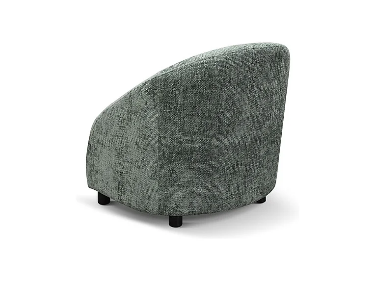 Niedriger Sessel in grünem Stoff - GRENOBLE