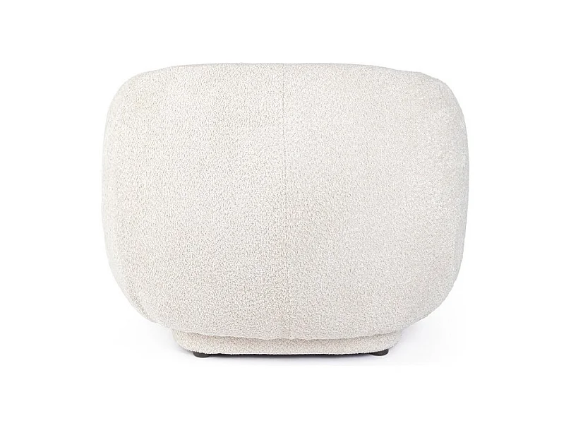 Sessel aus natürlichem Bouclé-Stoff - TECLA