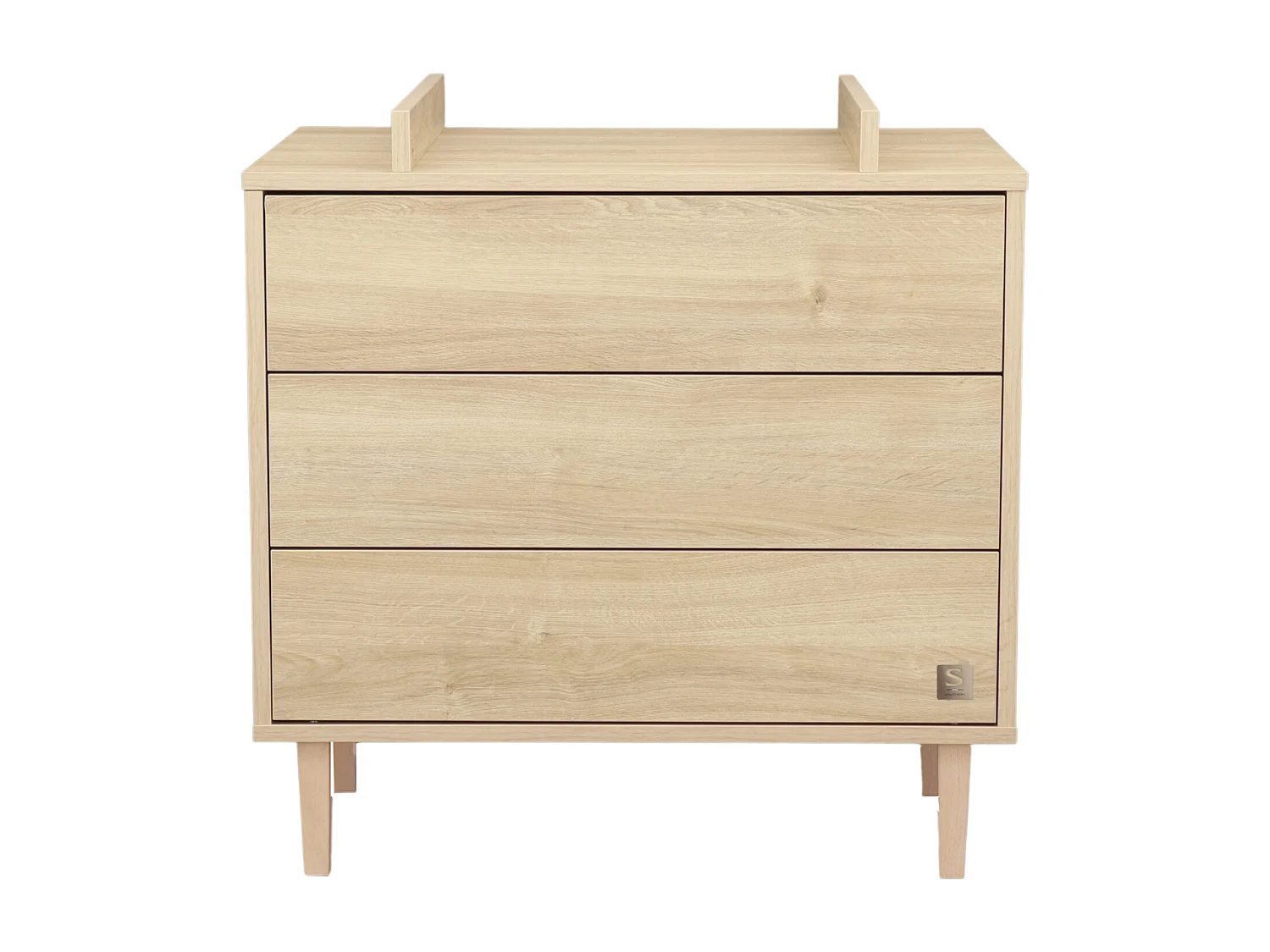 Commode 3 tiroirs pieds bois PALOMA - Sauthon