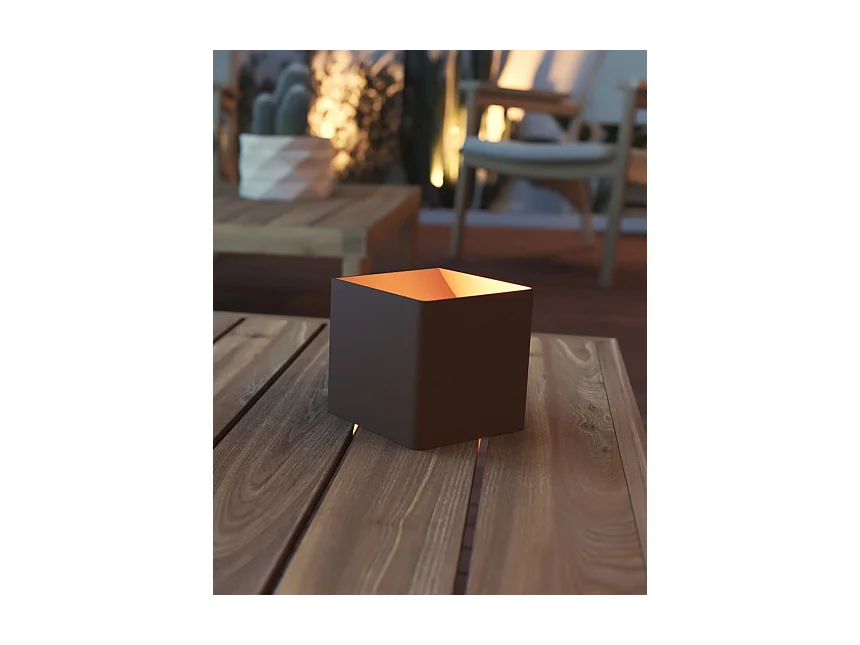 Beneito Faure Aplique LED alimentado por bateria com sensor de movimento Lek Sensor - 6W, 3000K, carregamento USB-C, IP54 - Aplique de parede preto