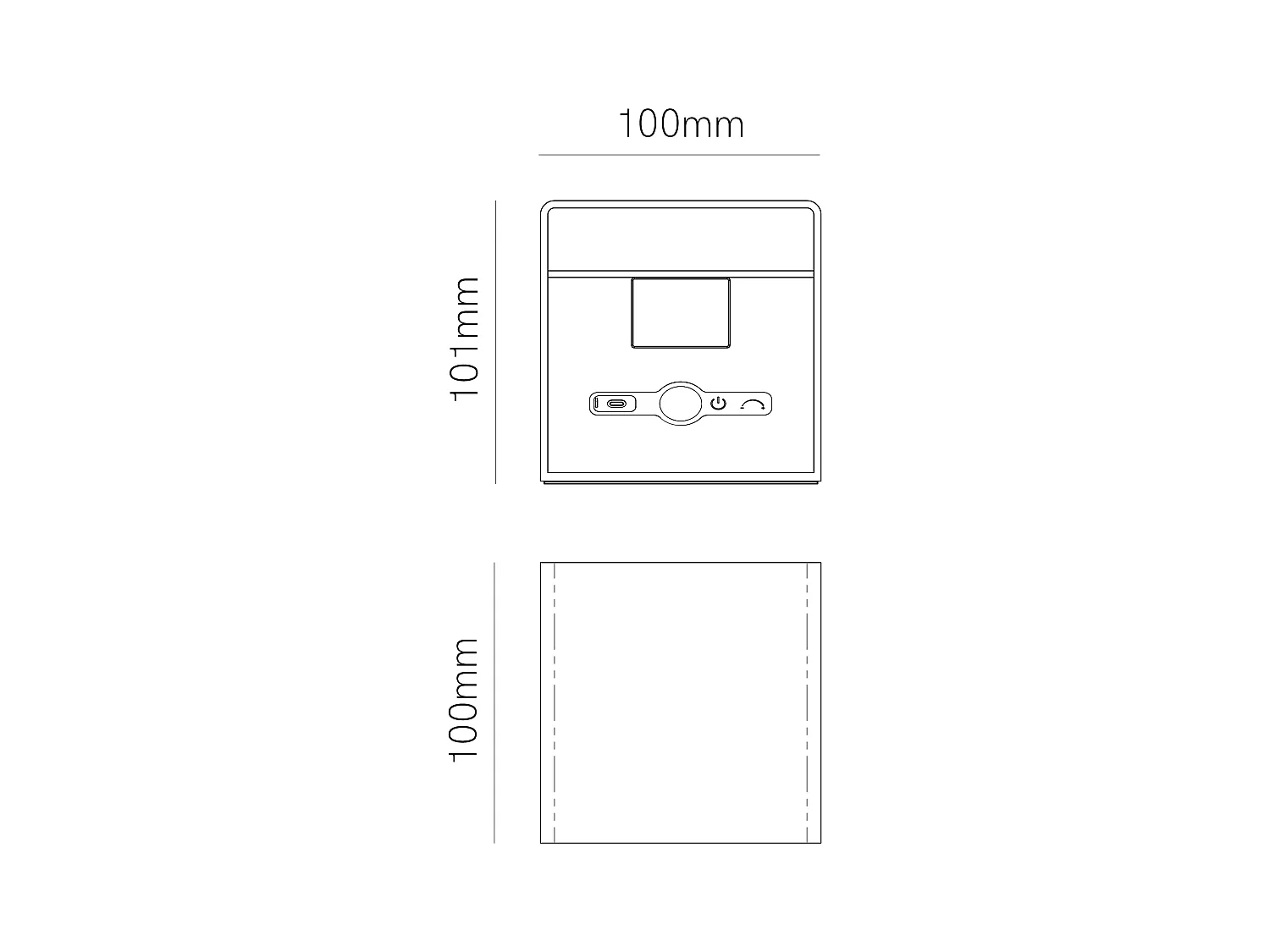 Beneito Faure Applique Led a Batteria con Sensore di Movimento Lek Sensor - 6W, 3000K, Ricarica USB-C, IP54 - Plafoniera da parete Corten