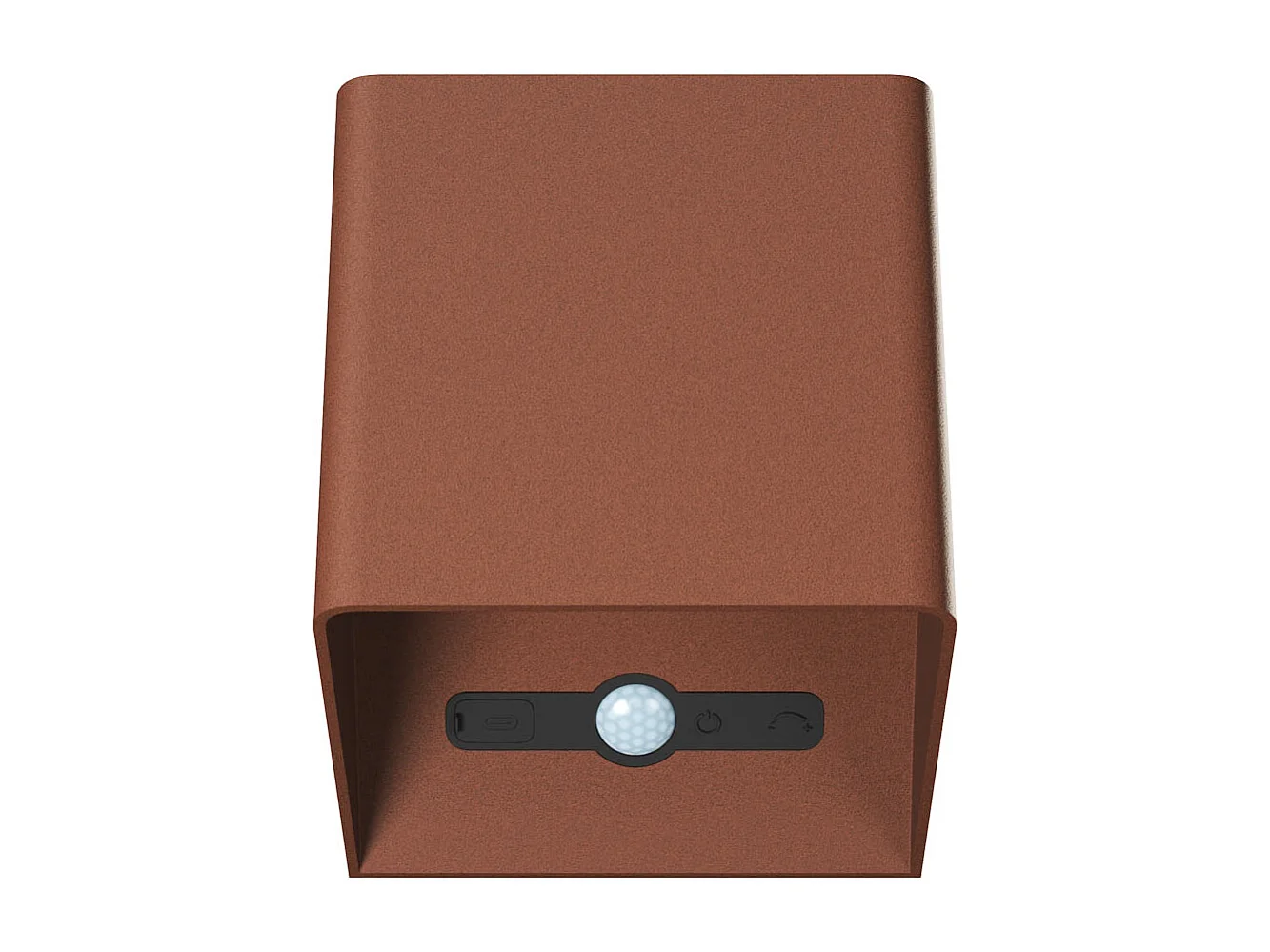 Beneito Faure Aplique LED a bateria com sensor de movimento Lek Sensor - 6W, 3000K, carregamento USB-C, IP54 - Aplique de parede Corten