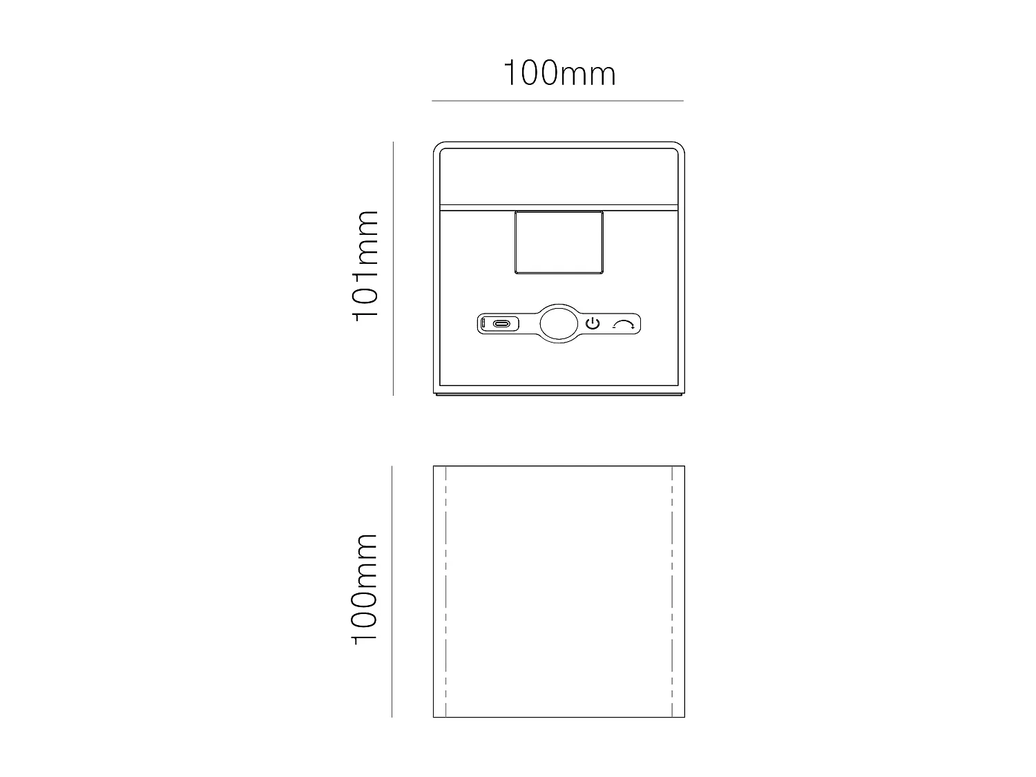 Beneito Faure Aplique LED a bateria com sensor de movimento Lek Sensor - 6W, 3000K, carregamento USB-C, IP54 - Aplique de parede Corten