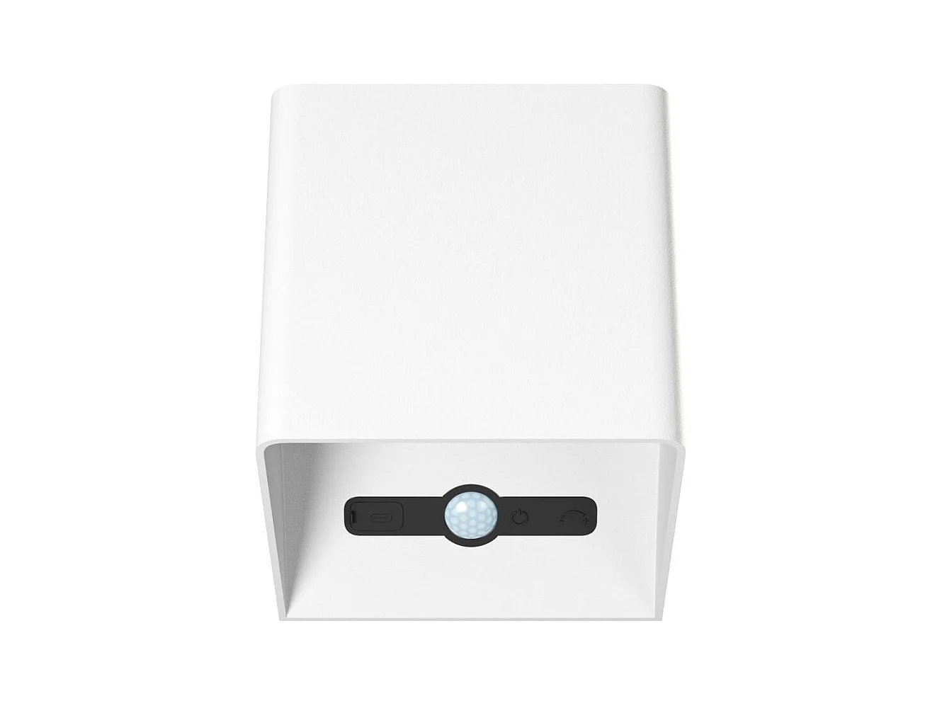 Beneito Faure Batteriebetriebene LED-Wandleuchte mit Lek Sensor-Bewegungssensor – 6 W, 3000 K, USB-C-Aufladung, IP54 – Weiße Wand-Deckenleuchte