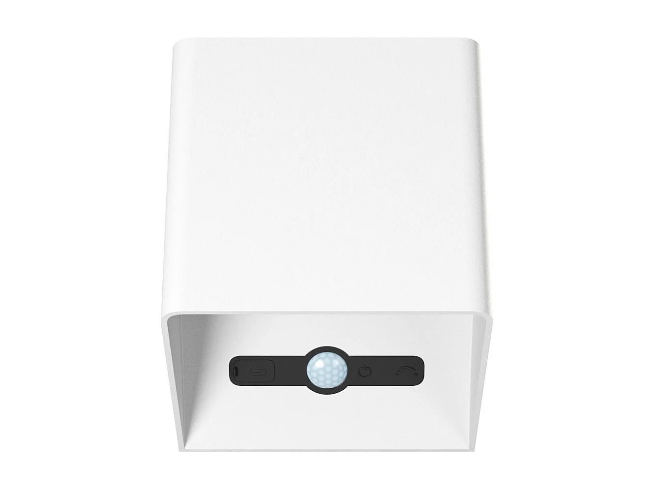 Beneito Faure LED-wandlamp op batterijen met Lek Sensor bewegingssensor - 6W, 3000K, opladen via USB-C, IP54 - Witte wandplafondlamp