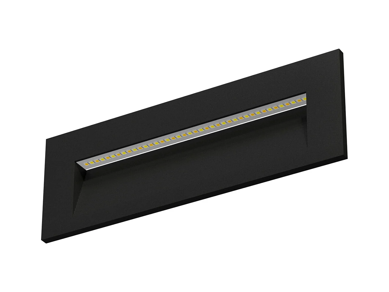 Spot LED mural encastrable Beneito Faure Tween 5W CCT, balisage intérieur/extérieur, style moderne noir