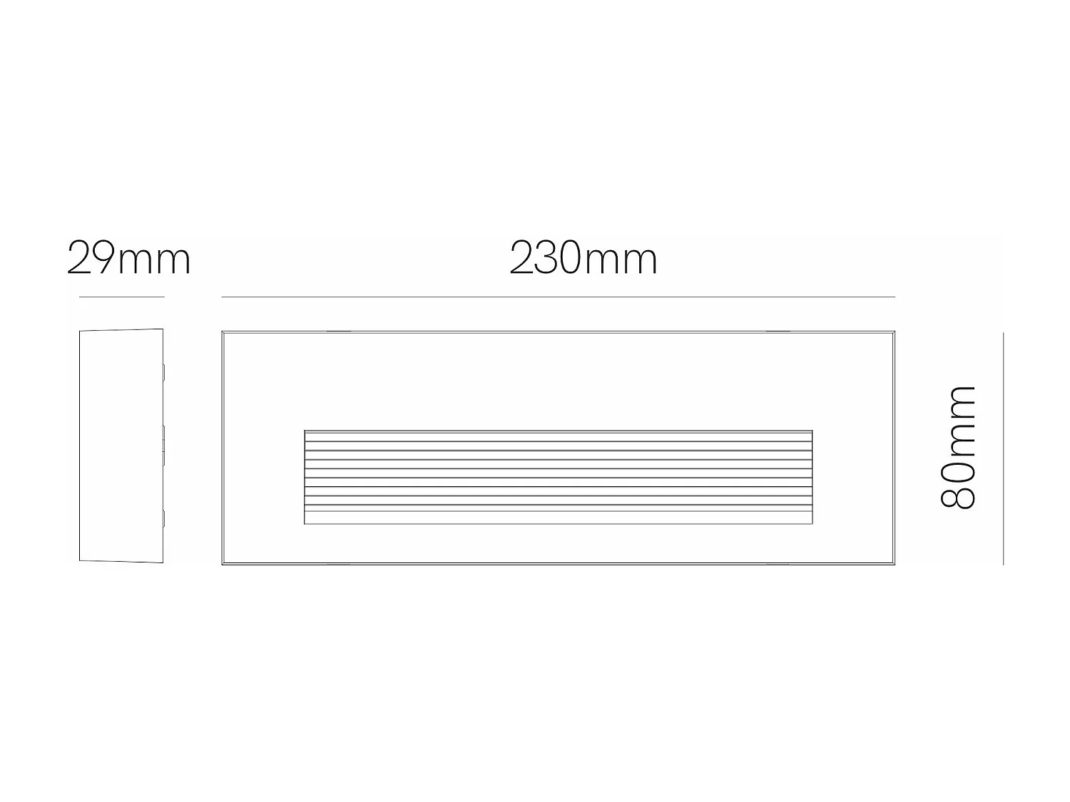 Spot LED mural Beneito Faure Tween 5W, CCT, éclairage intérieur/extérieur, pour zones de passage noir