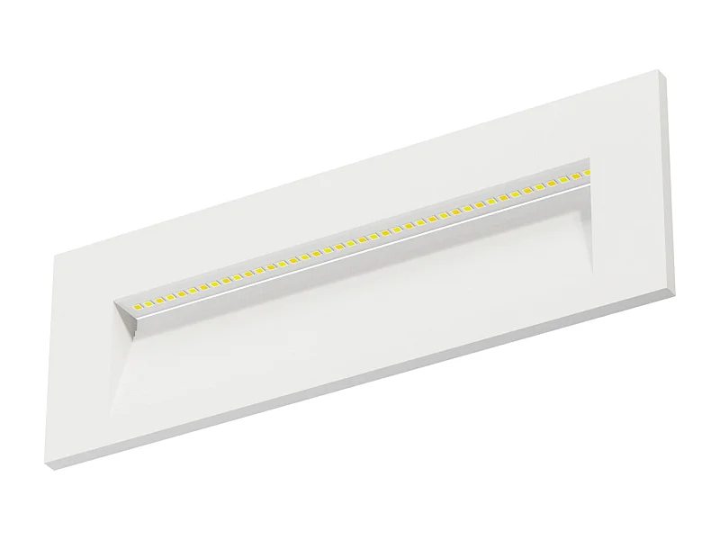 Applique LED encastrable Beneito Faure Tween 5W CCT, balisage intérieur/extérieur, idéale escaliers blanc