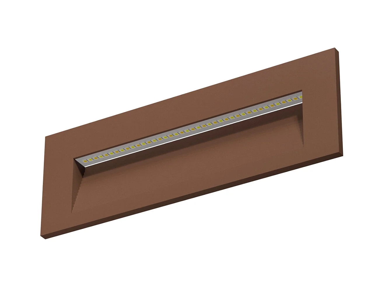 Applique LED encastrable Beneito Faure Tween 5W CCT, lumière réglable, design sobre, idéale pour marches corten