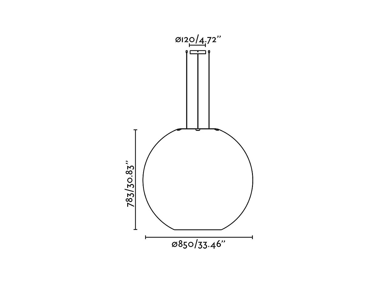 Lampa wisząca AIRE 850
