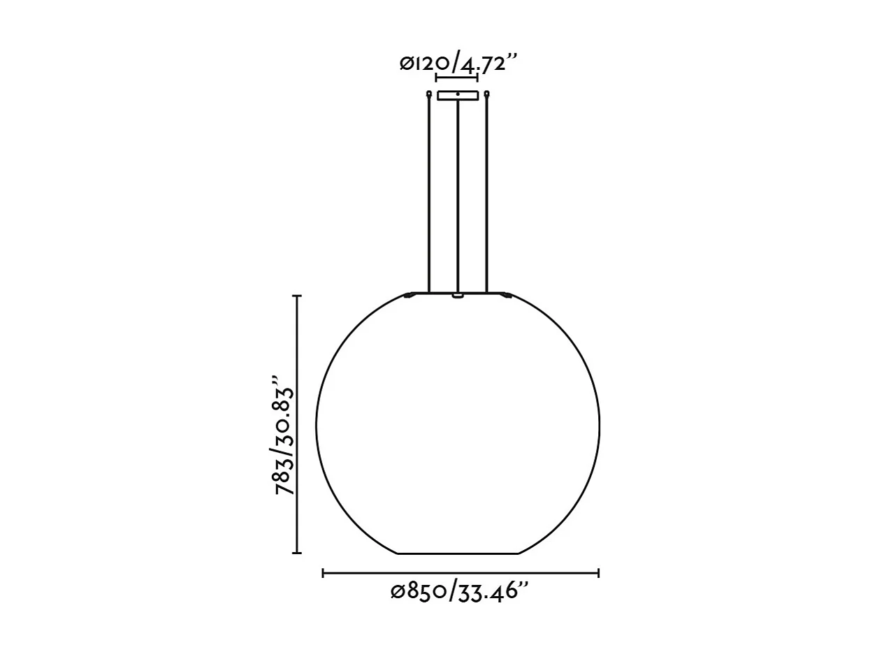 Lampe à suspension AIRE 850