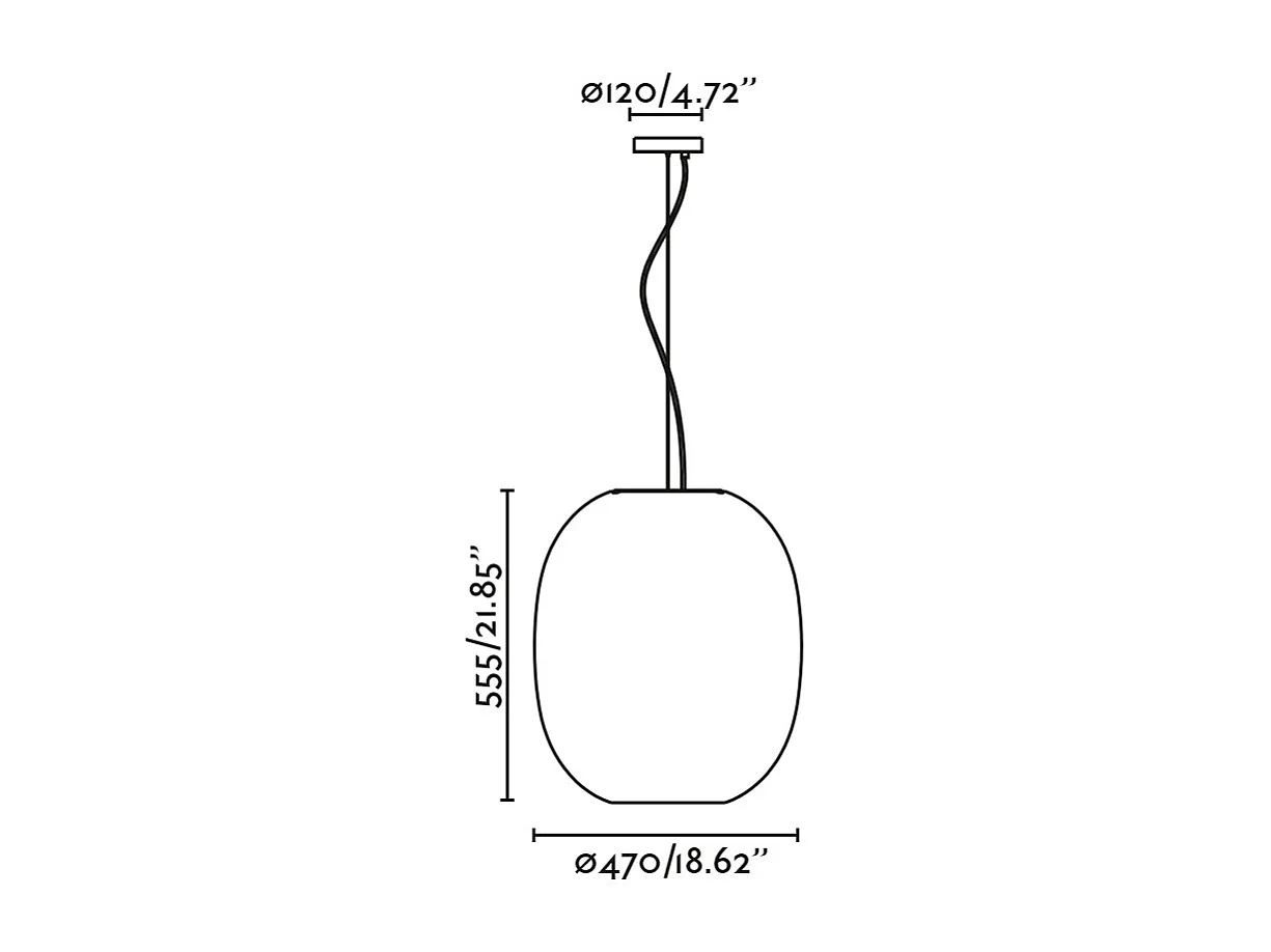 Candeeiro suspenso TIERRA 470