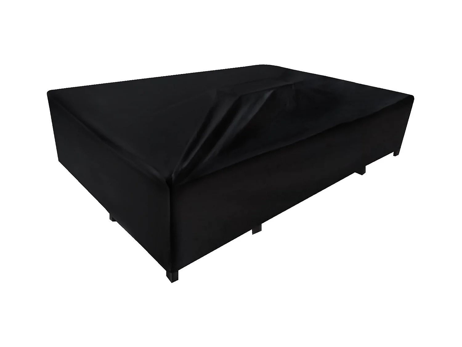 Modulares Gartenmöbel Set Groß Weiß 8-Sitzer U-Form Kissen-Sofa & Tisch mit Gas-Feuerstelle 9-teiliges Aluminium Lounge Sitz- und Essbereich mit Regenabdeckung