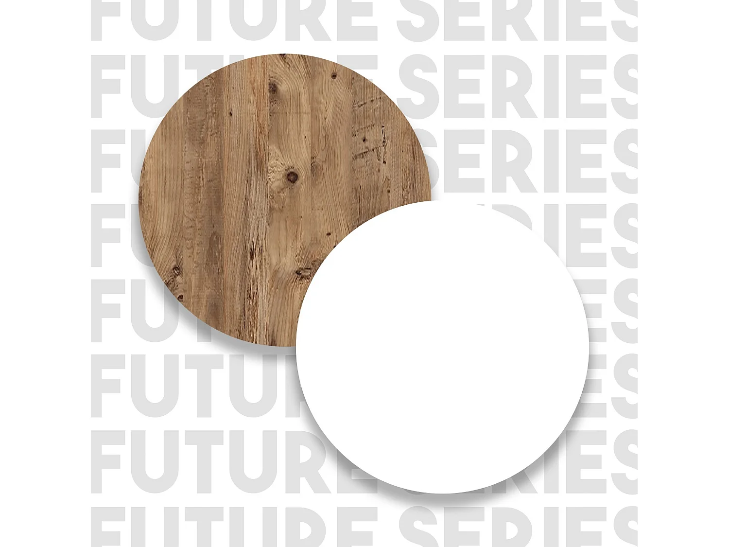 Bücherregal mit 2 Türen und 4 Ablagen in Atlantik-Kiefer und Weiß H168,3 cm