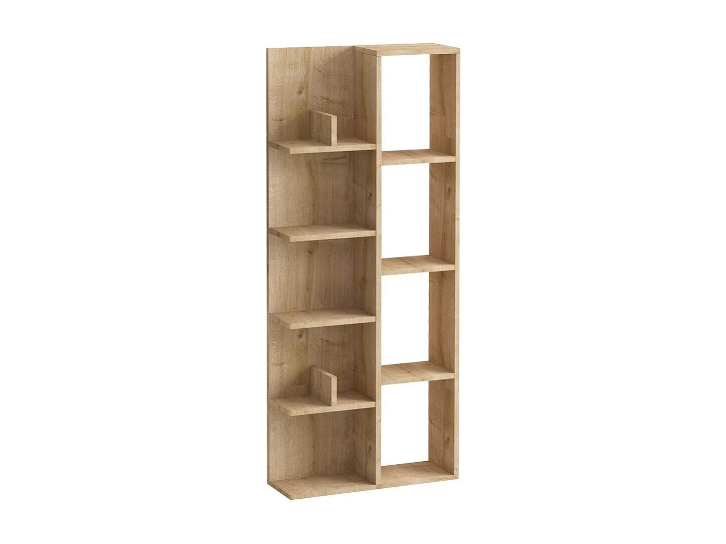 Regał z 4 wnękami i 4 półkami H150 cm - LILY