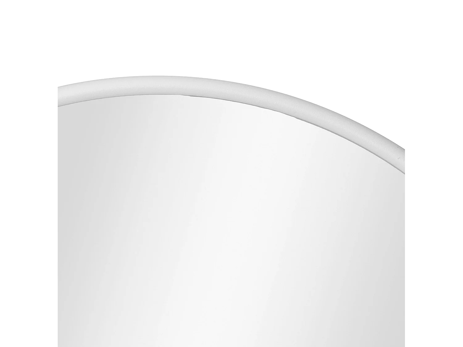 Espejo de pared ovalado 40 x 80 cm blanco mate 03_0007954