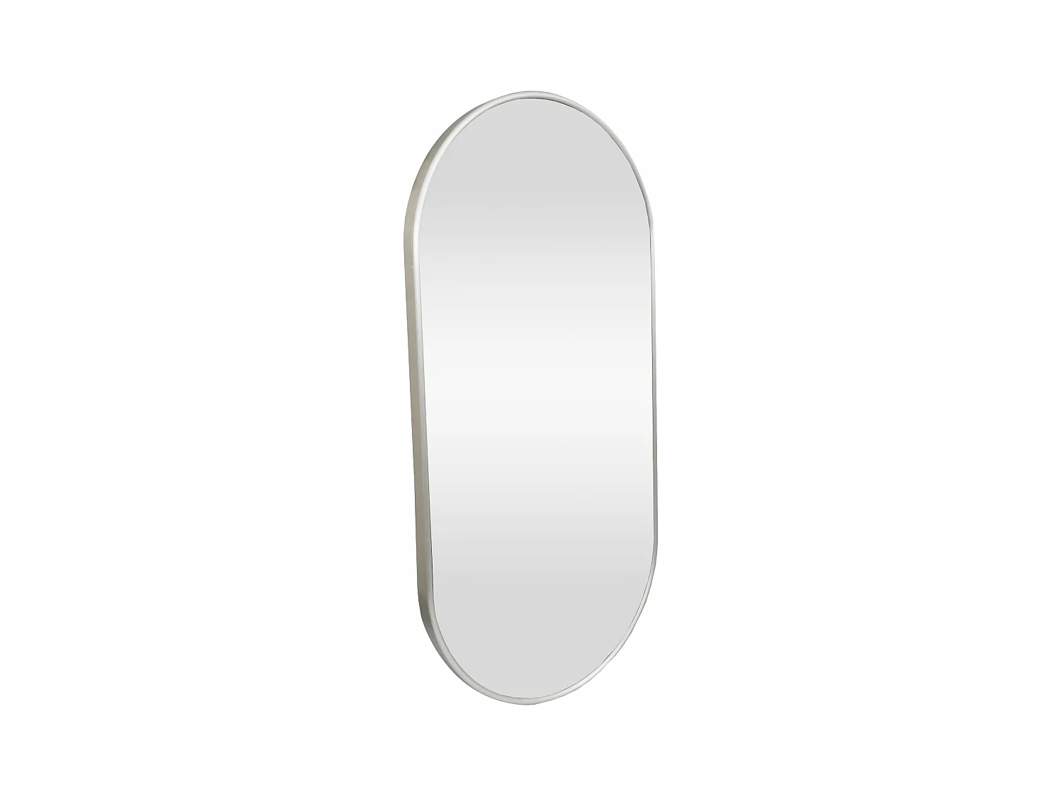 Espelho de parede oval 40 x 80 cm prata champanhe 03_0007953