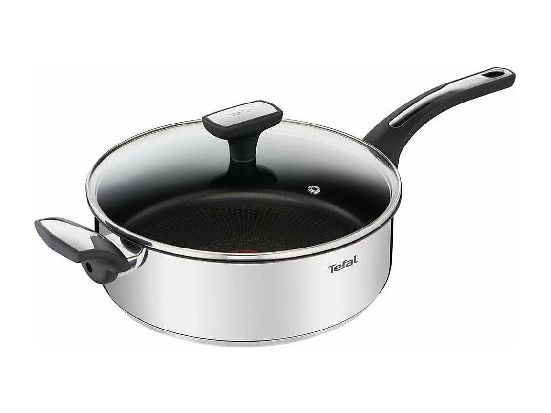 Guisera Tefal Emotion con tapa acero inoxidable negro Ø26 cm
