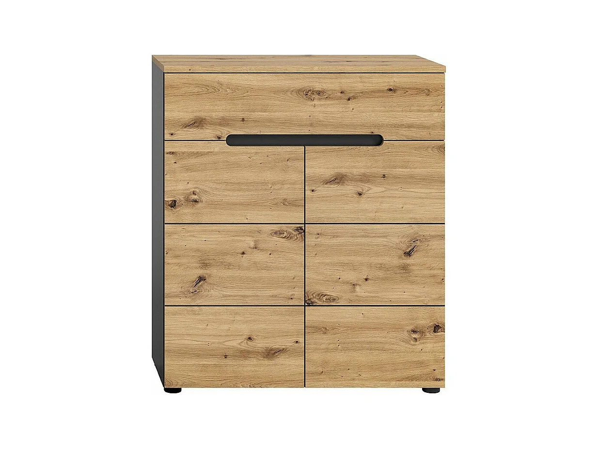 Meuble à chaussures 2 portes et 1 tiroir L80 cm - CANU