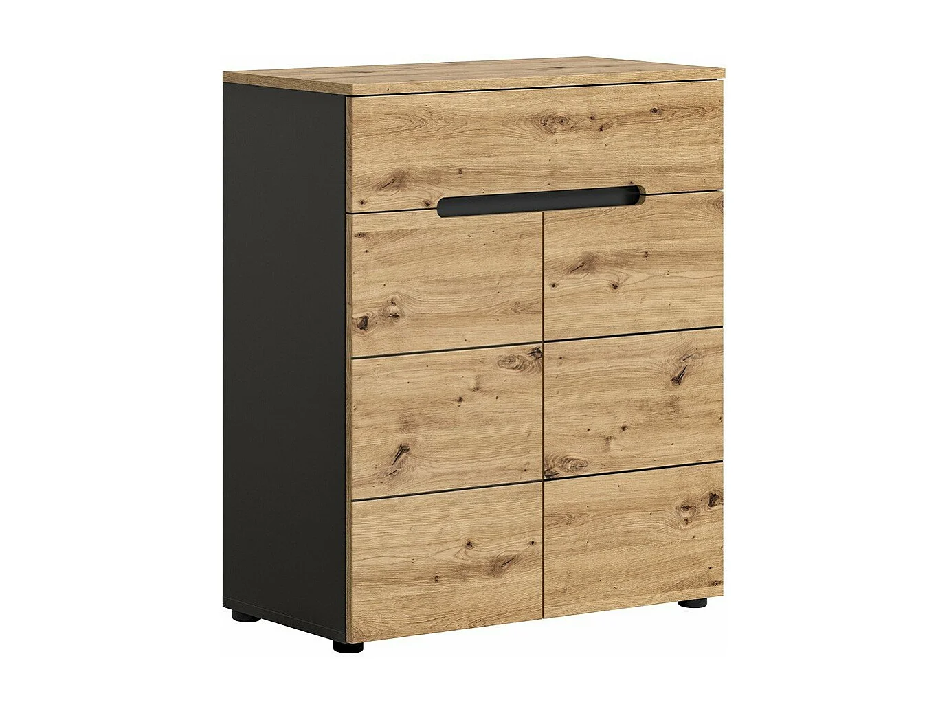 Meuble à chaussures 2 portes et 1 tiroir L80 cm - CANU