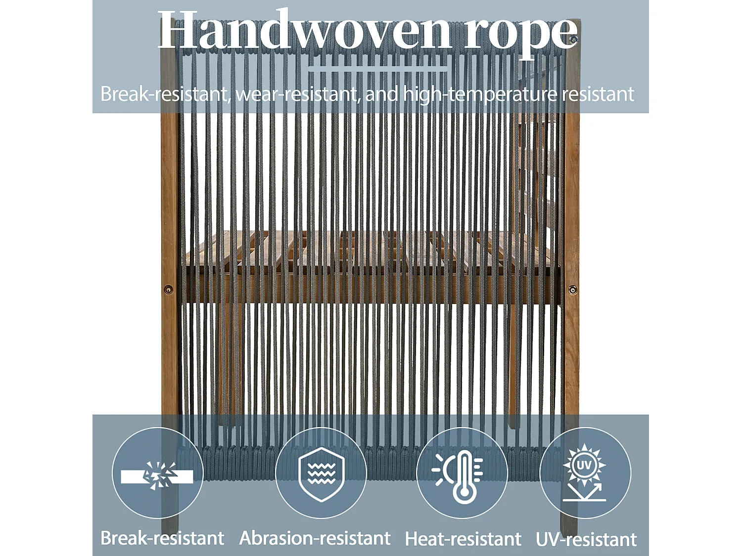 Modulaire tuinmeubelen - hoekbank + salontafel - acacia frame en blad - grijs