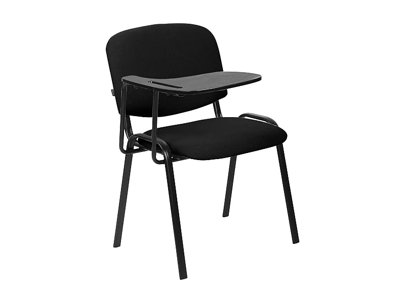 Chaise de conférence - Tissu - Noir - Ken XL