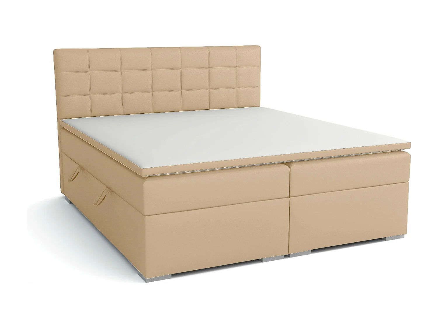 BOXSPRINGBETT mit Bettkästen Torland, 160x200 cm, Lux 24 (Goldbeige)