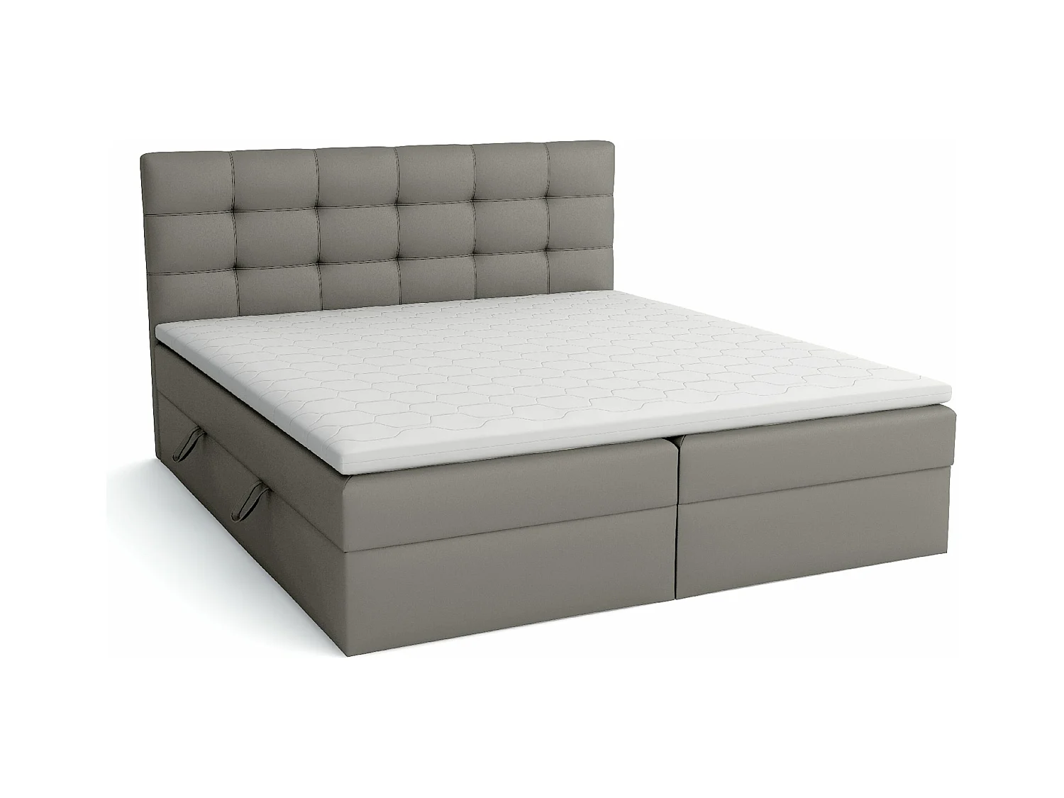 BOXSPRINGBETT mit Bettkästen Glame 160x200 cm, Soft 29 (Grau)
