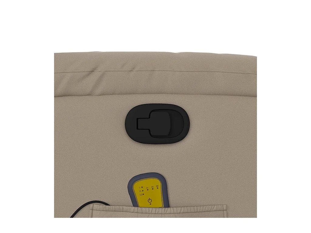 Fauteuil de massage inclinable Cappuccino Similicuir