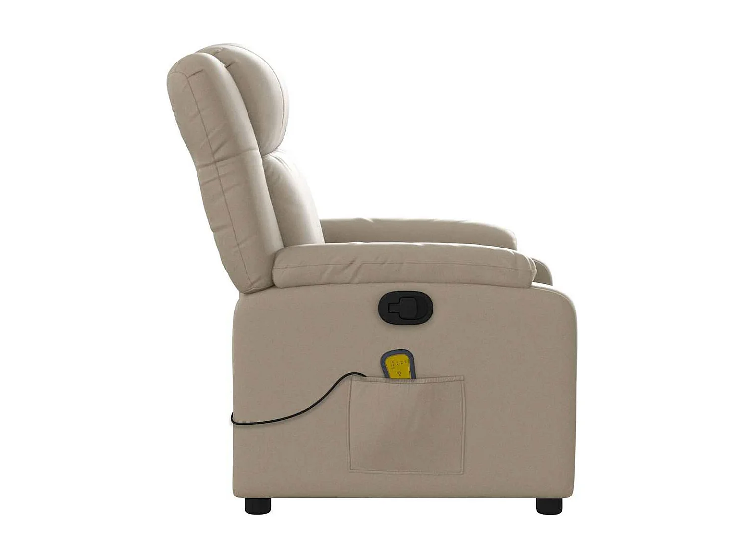 Massagesessel Cappuccino-Braun Kunstleder