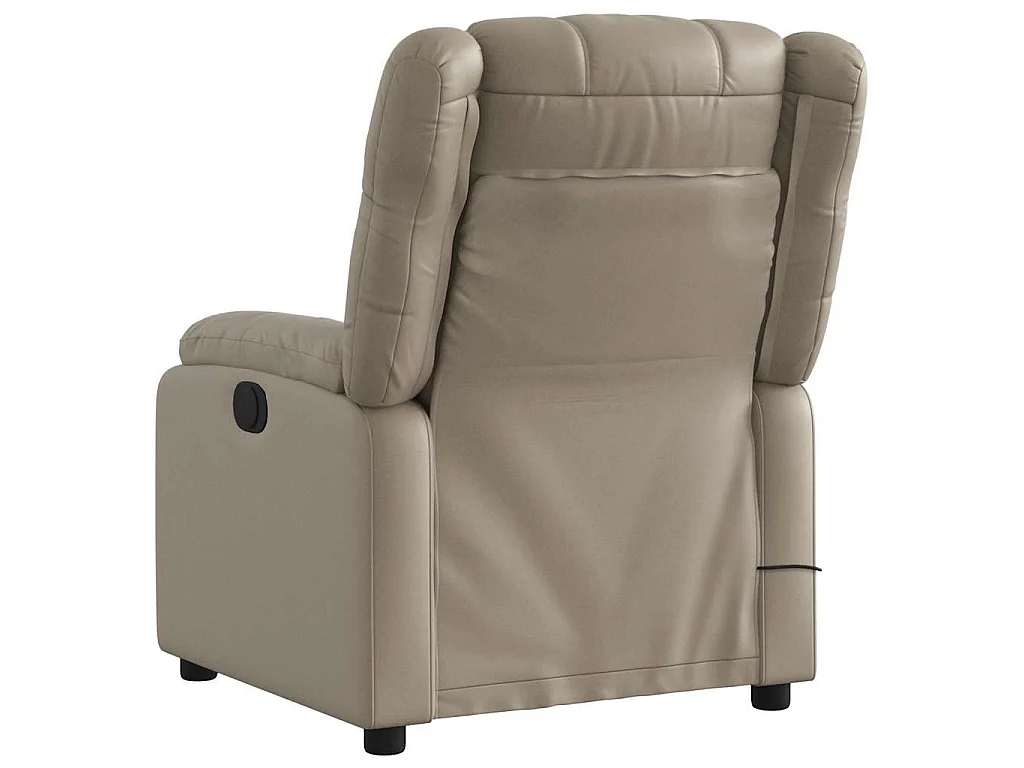 Fauteuil de massage inclinable Cappuccino Similicuir